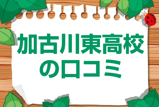 兵庫県立加古川東高校の口コミ・レビュー